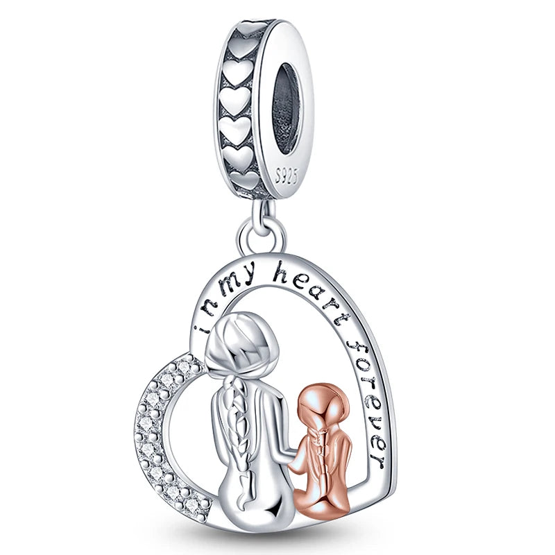 Heißer Verkauf Charms Perlen 925 Sterling Silber Farbe Bogen Kreuz Lebensbaum Perlen Fit DIY Original Armreif Charme Anhänger Schmuck