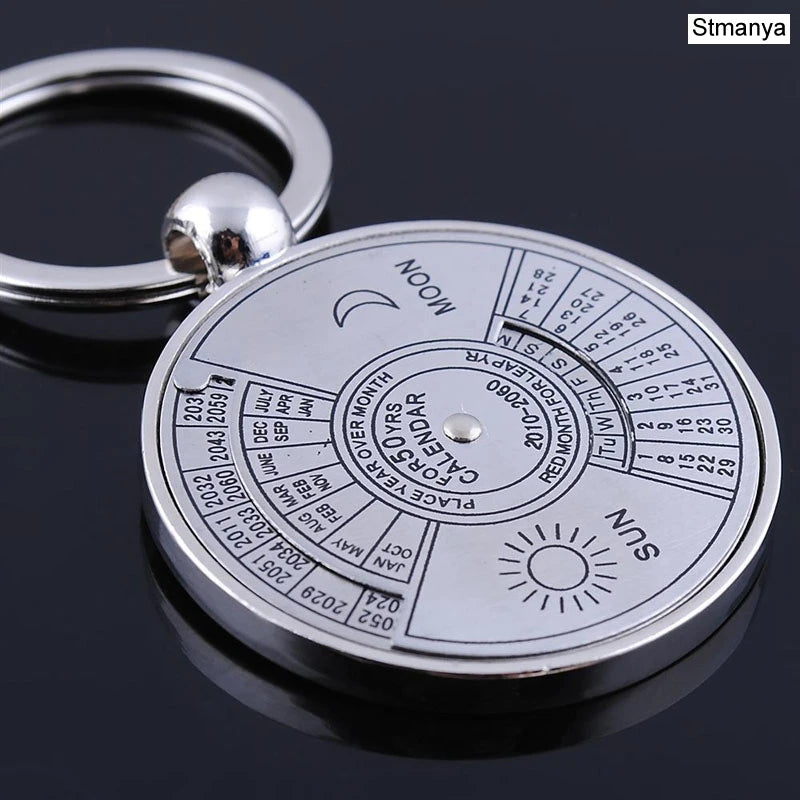 50 Jahre Super ewiger Kalender Schlüsselanhänger Flaschenöffner Schlüsselanhänger Astrologie Schlüsselanhänger Party Geschenk Schlüsselanhänger Geschenk Schmuck