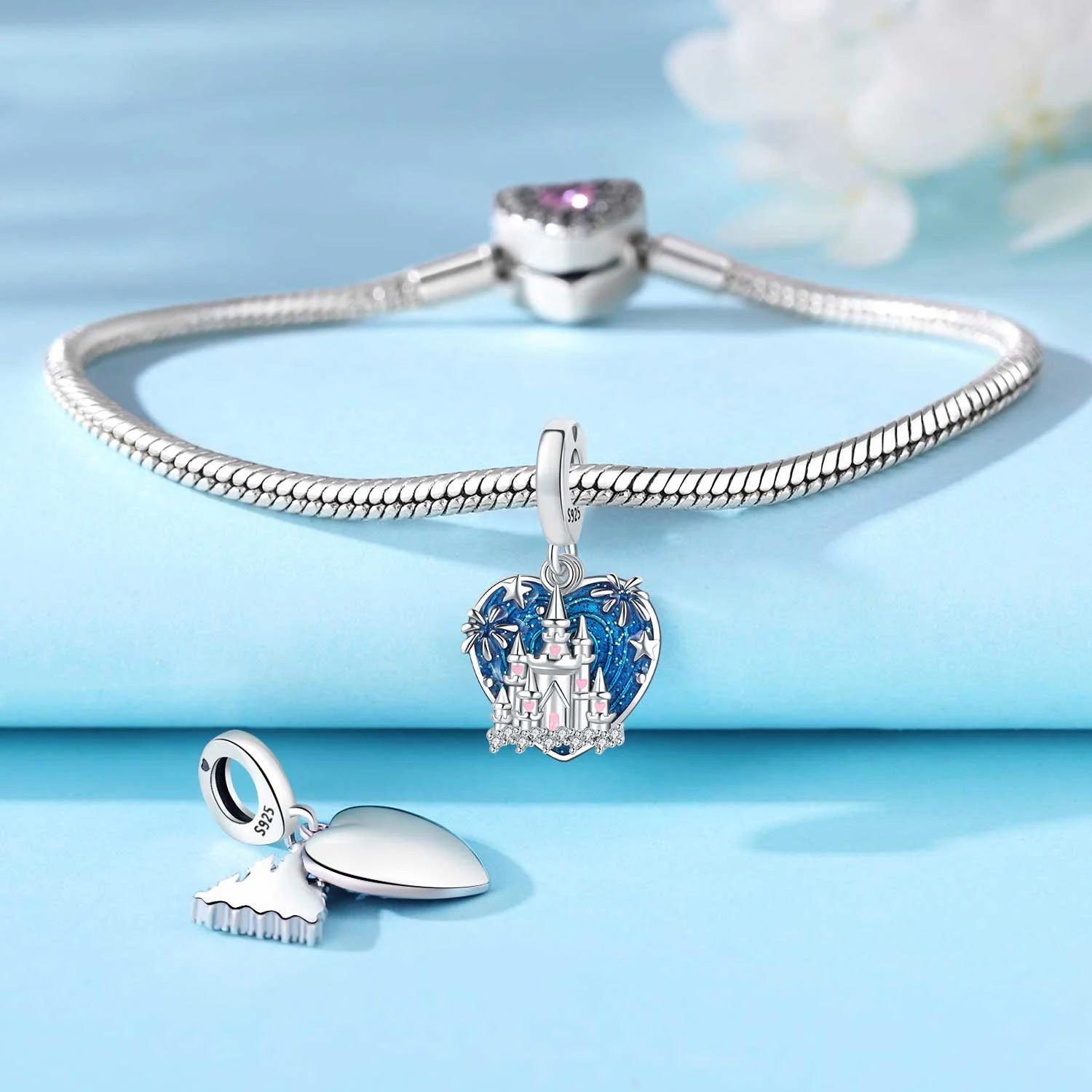 Original S925 Sterling Silber Märchen Der Nussknacker Charms Perlen Fit Armbänder Halskette DIY Party Geschenke Schmuck Zubehör