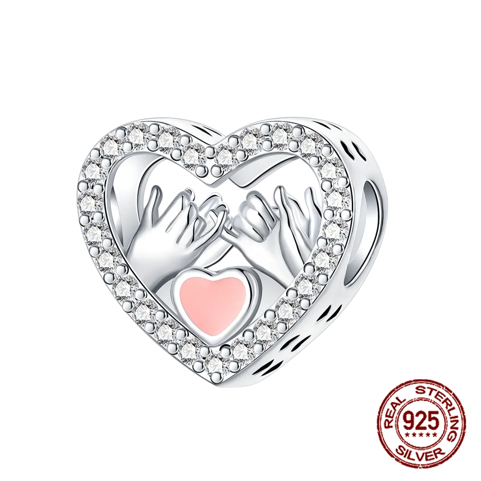 925 Sterling Silber Baum Blume Liebe für immer Familie Bead Pandent Charm Fit 4 MM Loch Durchmesser Armband DIY Bead Frau schmuck Geschenk