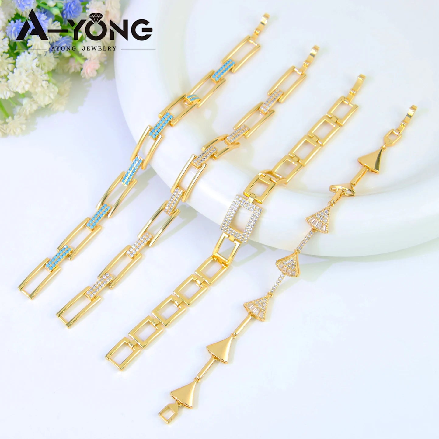 Dubai Mode Geometrische Armband 21k Gold Überzogene Arabisch Muslimischen Braut Manschette Armreifen Türkische Frauen Vintage Hochzeit Schmuck