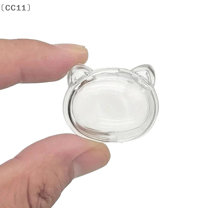 ieniaCC11 Parque2 Stück Tierhaar-Andenkenbox, transparent, für Hunde und Katzen, Fell, Aufbewahrungsbox für DIY-Gedenkdekoration, Geschenk für Haustierliebhaber, Display-Souvenir