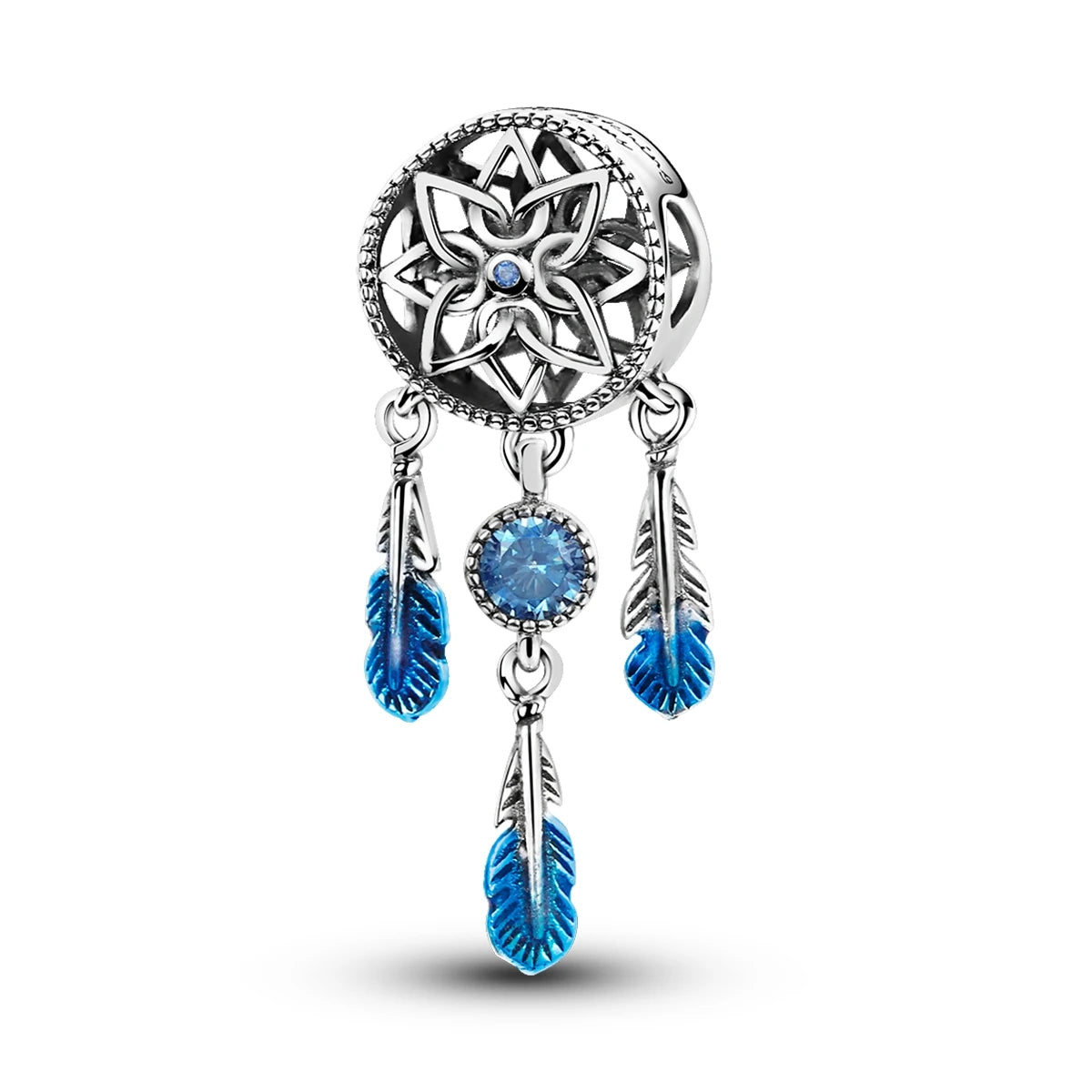 Charm-Anhänger aus Silber 925, blaue Serie, passend für Armbänder, Charms, DIY, originelle Mode-Anhänger für Schmuckherstellung