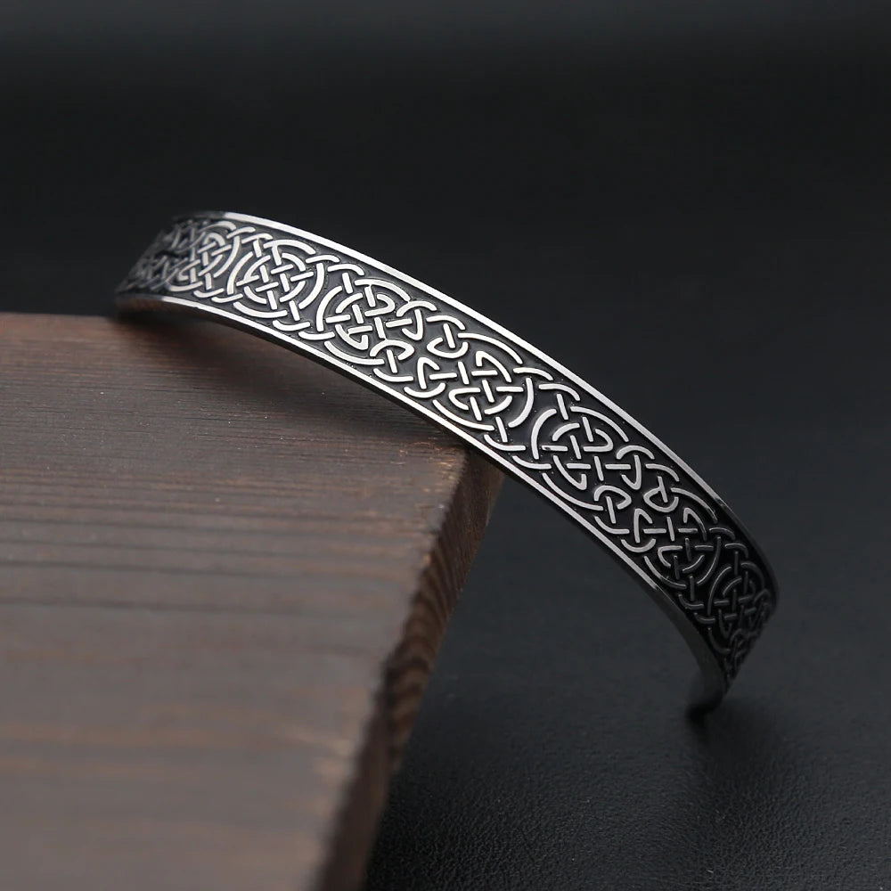 Nordic Retro Viking 316L Edelstahl Armbänder Für Männer Frauen Mode Kreative Manschette Armreifen Paar Schmuck Geschenke Dropshipping