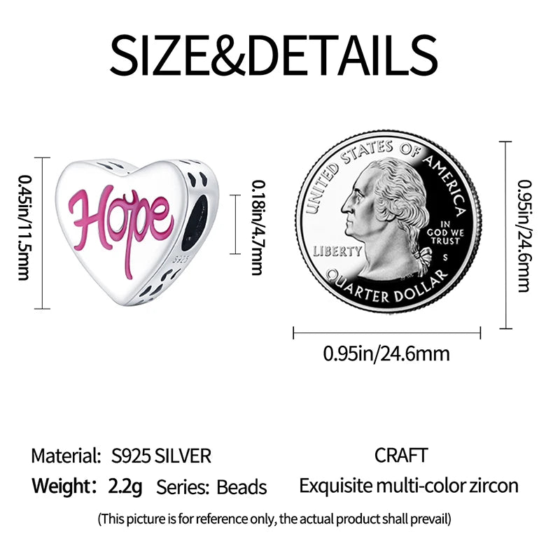 Charms aus 925er-Sterlingsilber, romantische Herz-Serie, Perlen, passend für Qikaola 925 Original-Armbänder, DIY-Schmuck zum Muttertag, Geschenke