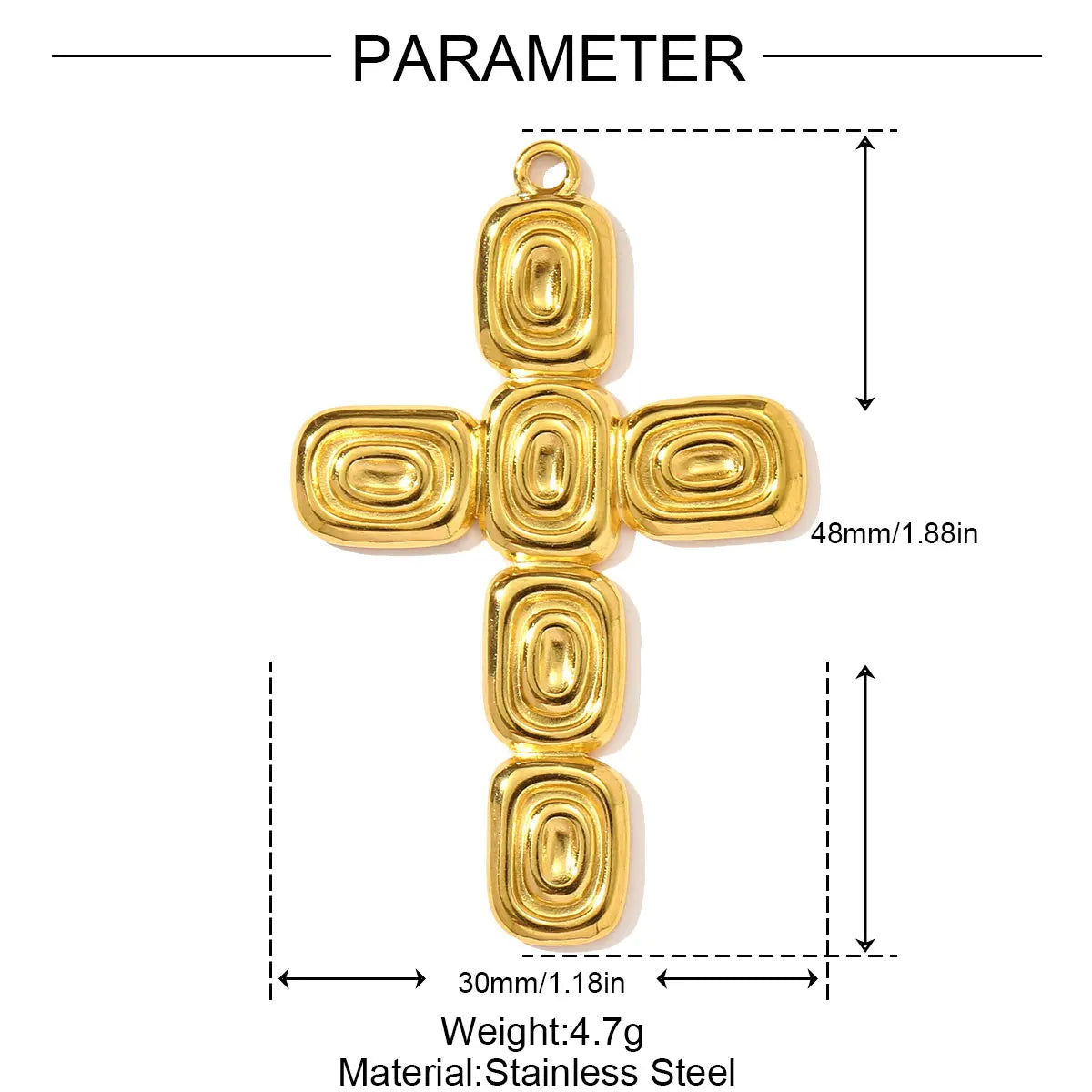 3 teile/los Französisch Retro Edelstahl Emaille Liebe Herz Halskette Anhänger Hamsa Hand DIY Ohrring Charme Frauen Große Kreuz Schmuck