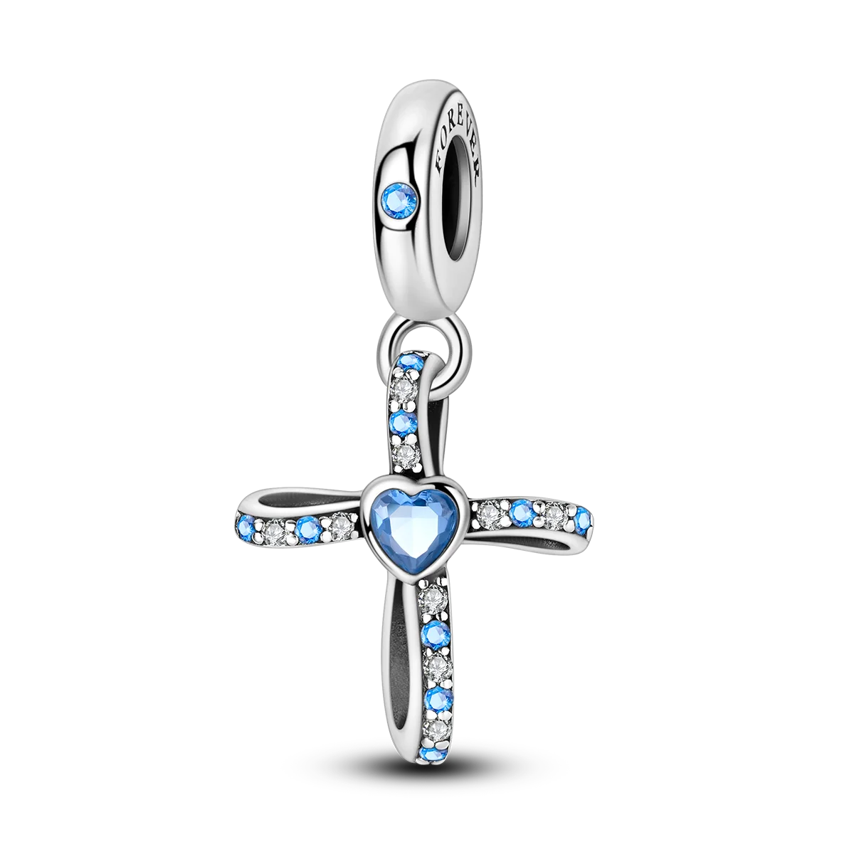 Charm-Anhänger aus Silber 925, blaue Serie, passend für Armbänder, Charms, DIY, originelle Mode-Anhänger für Schmuckherstellung