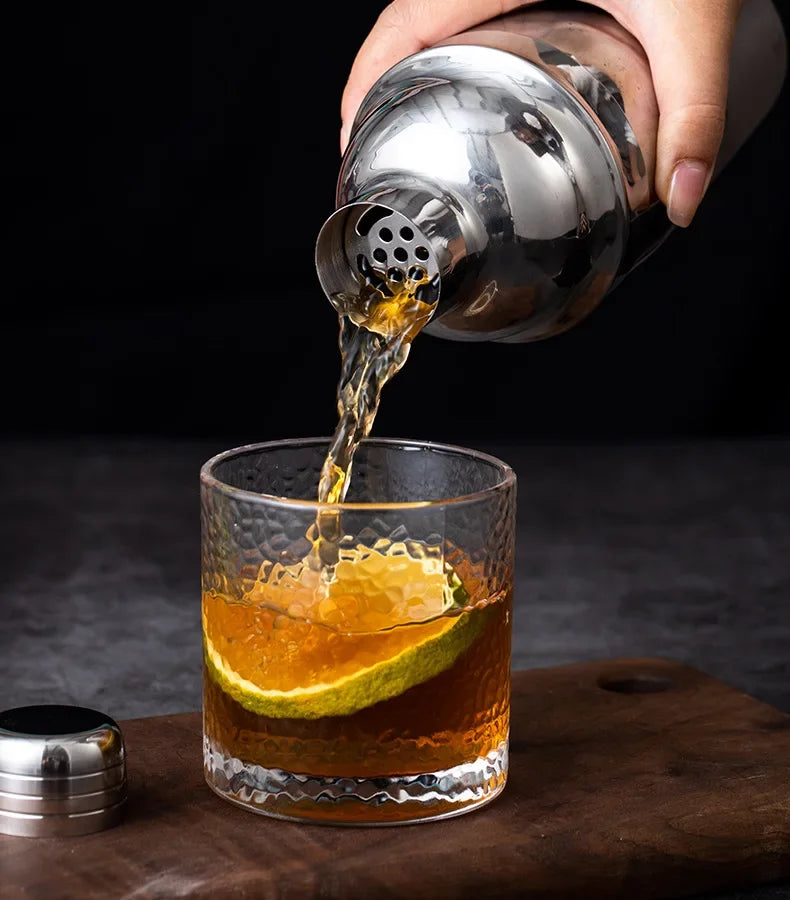 6/9 stücke Edelstahl Cocktail Shaker Bartending Werkzeuge Barkeeper Kit Martini Sharker Trinken Mixer Set Mit Lagerung Tasche