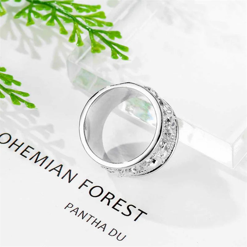 Tier Großhandel Retro Nette Kleine Elefanten Form Große Ringe 925 Sterling Silber Farbe Finger Ring Für Frauen Mode Schmuck
