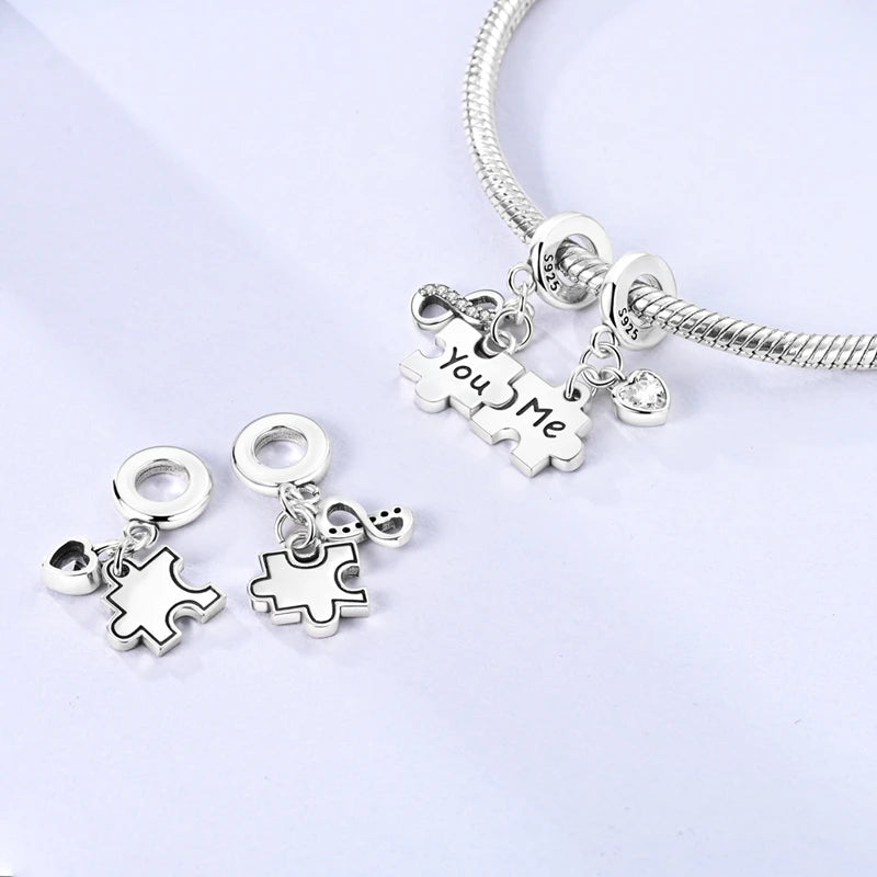 Heißer Verkauf Charms Perlen 925 Sterling Silber Farbe Bogen Kreuz Lebensbaum Perlen Fit DIY Original Armreif Charme Anhänger Schmuck