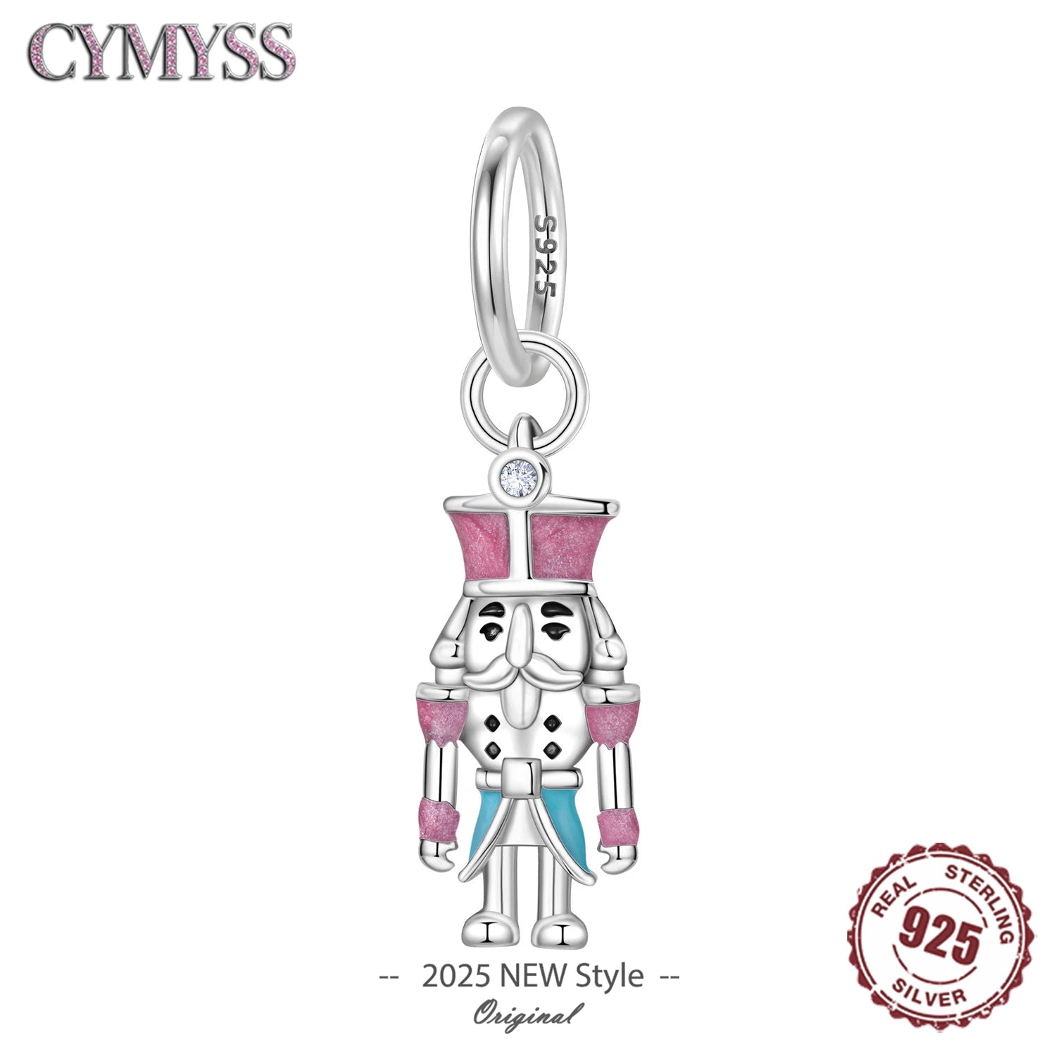 Original S925 Sterling Silber Märchen Der Nussknacker Charms Perlen Fit Armbänder Halskette DIY Party Geschenke Schmuck Zubehör