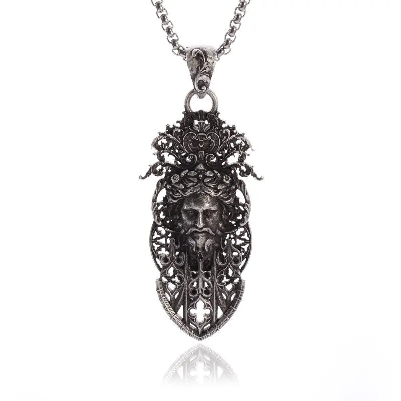 Alte griechische Mythologie Gott König Zeus Anhänger römische Mythologie Jupiter Halskette Männer und Frauen Retro Punk Schmuck Geschenk