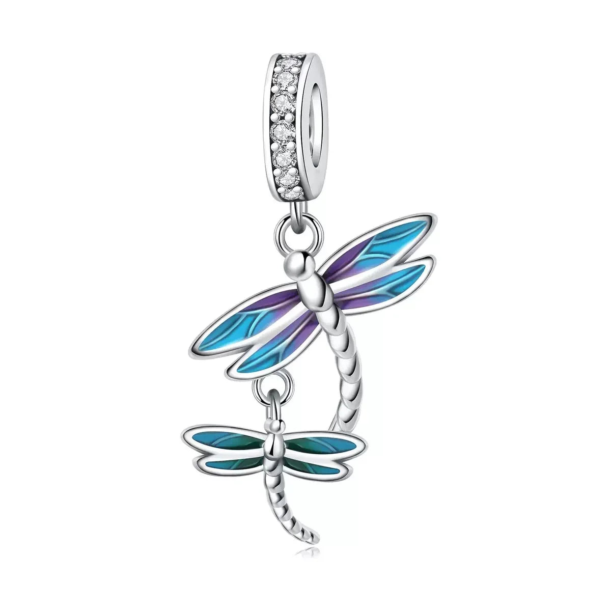 2025 Neu in Original 925 Sterling Silber Bunte Exquisite Schmetterling Serie Charm Fit Armband Halskette DIY Frauen Schmuck Geschenk