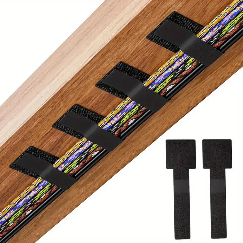 Wiederverwendbare selbstklebende Kabelbinder mit Klettverschluss – verstellbare Kabel-Organizer-Gurte für die Kabelmanagement im Schreibtisch zu Hause und im Büro