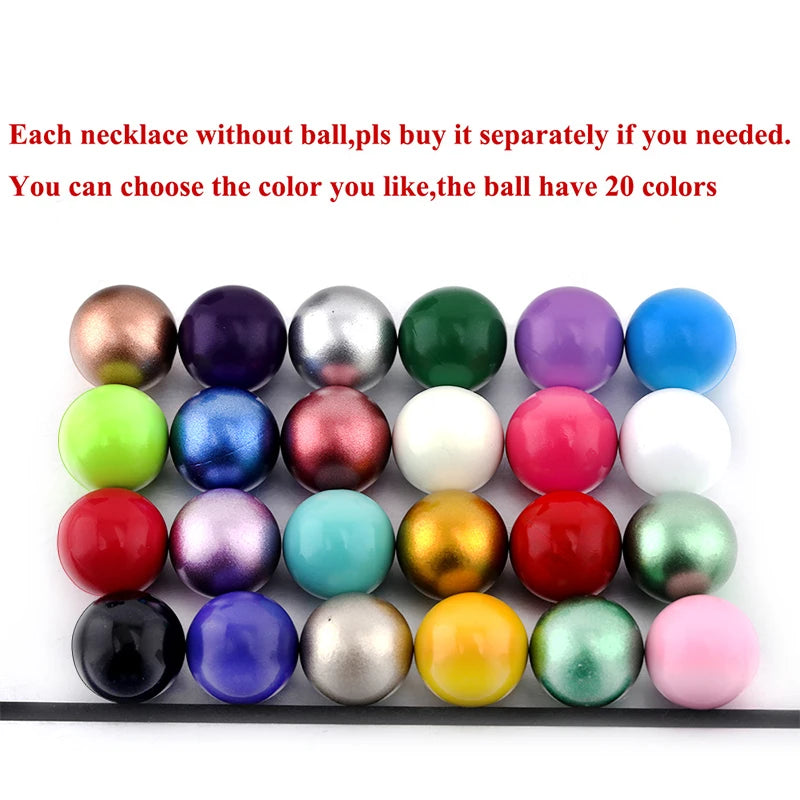 2020 beliebte Multi-Stile hohle Vintage-Halskette Schmuck Musik Ball Schwangerschaft Glocke Halskette Aroma ätherisches Öl Medaillon Anhänger