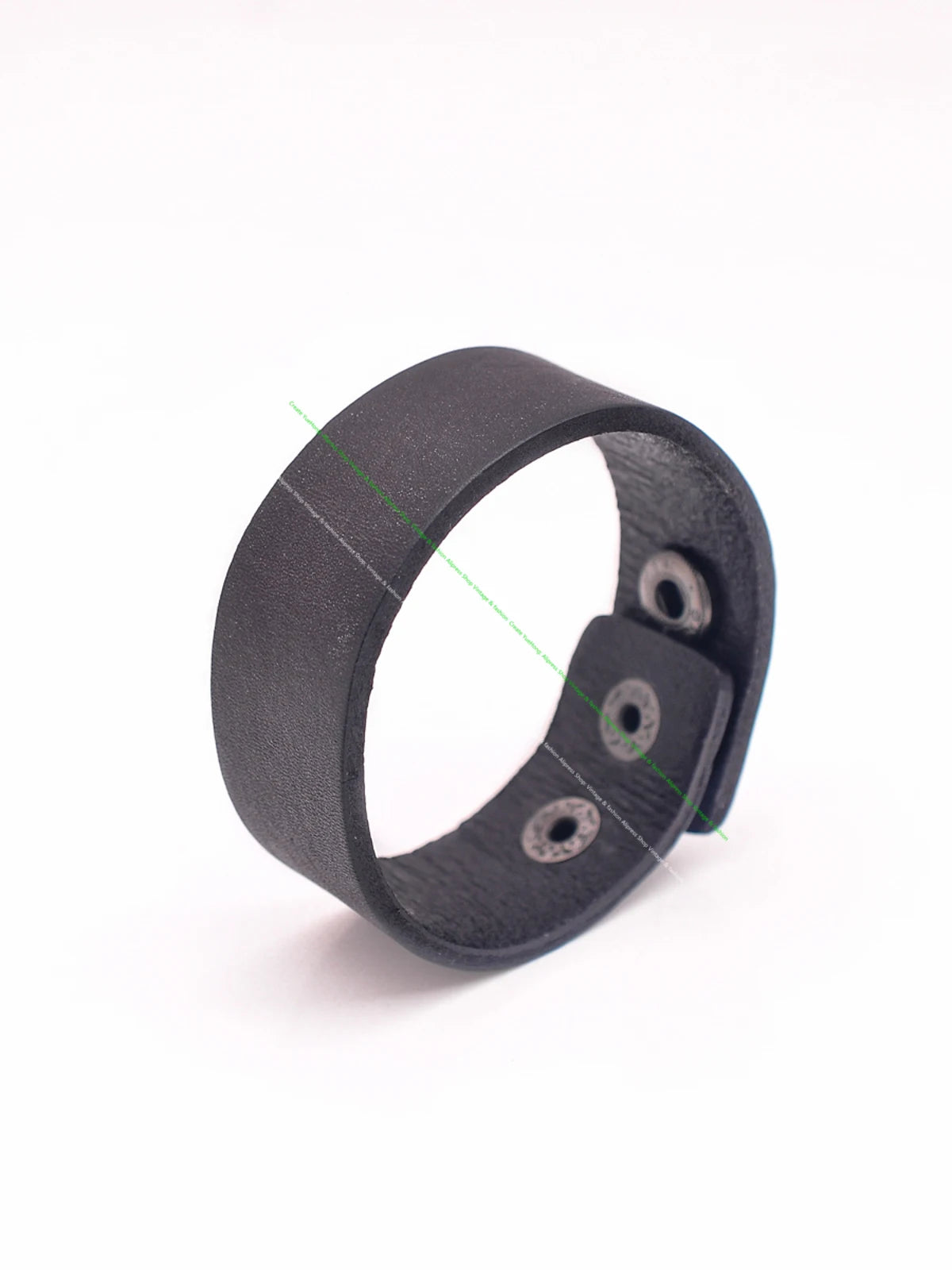 2,5 cm Bandbreite G601 Dunkelbraun Simply Stylish Single Wrap Echtleder Armband Armband Herren