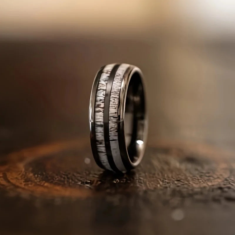 2025 Vintage Punk Große Dunkelblaue Stein Ringe für Männer Schmuck Zubehör Hochzeit Schmuck Vintage Zirkon Finger Ringe