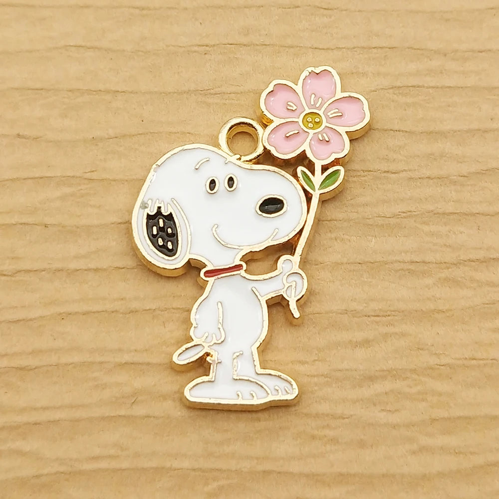 10 Stück Anime Cartoon Charm Schmuck Zubehör Diy Herstellung Emaille Halskette Armband Schlüsselanhänger Anhänger Handwerk Legierung Metall vergoldet