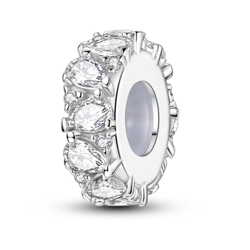 Heißer Verkauf Charms Perlen 925 Sterling Silber Farbe Bogen Kreuz Lebensbaum Perlen Fit DIY Original Armreif Charme Anhänger Schmuck