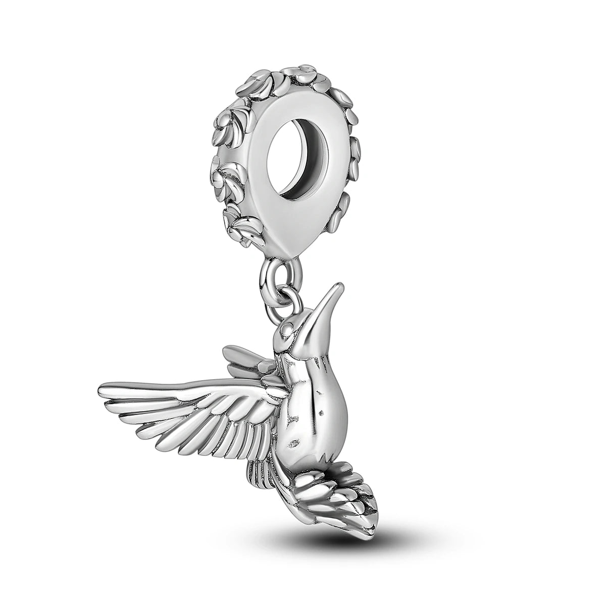 Original 925er Silber-Charm-Perlen, leuchtender, leuchtender Glühwürmchen-Schmetterlings-Anhänger, passend für Armbänder, Charm-Herstellung von Schmuck
