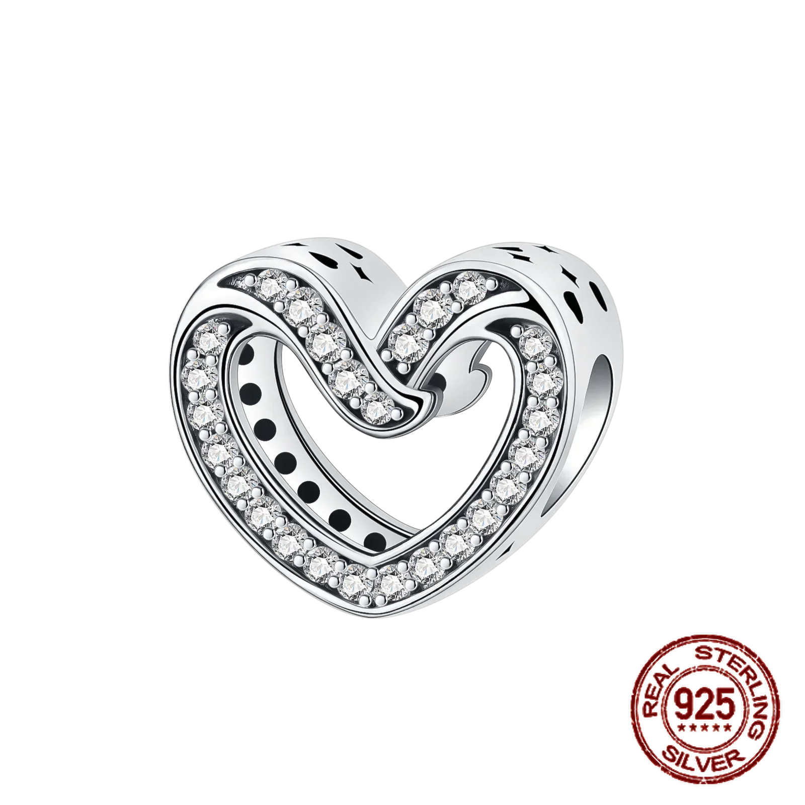 925 Sterling Silber Baum Blume Liebe für immer Familie Bead Pandent Charm Fit 4 MM Loch Durchmesser Armband DIY Bead Frau schmuck Geschenk