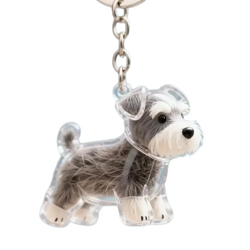 Hund Haar Lagerung Niedlichen Anhänger Schlüsselbund Tasche Anhänger Paar Auto Schlüssel Ketten Schmuck Souvenir Sammlung Geschenk Dekoration Zubehör