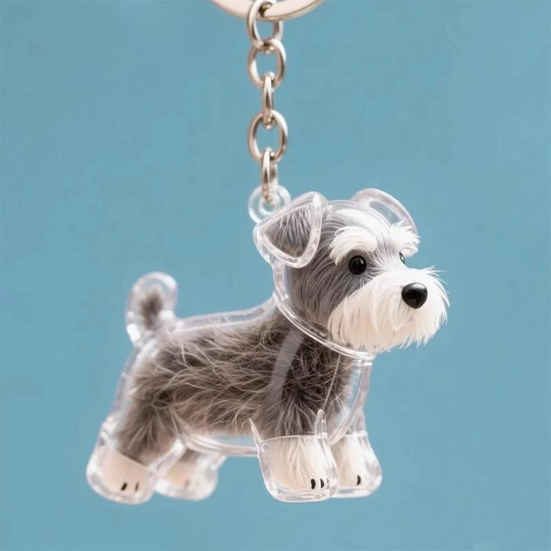 Hund Haar Lagerung Niedlichen Anhänger Schlüsselbund Tasche Anhänger Paar Auto Schlüssel Ketten Schmuck Souvenir Sammlung Geschenk Dekoration Zubehör