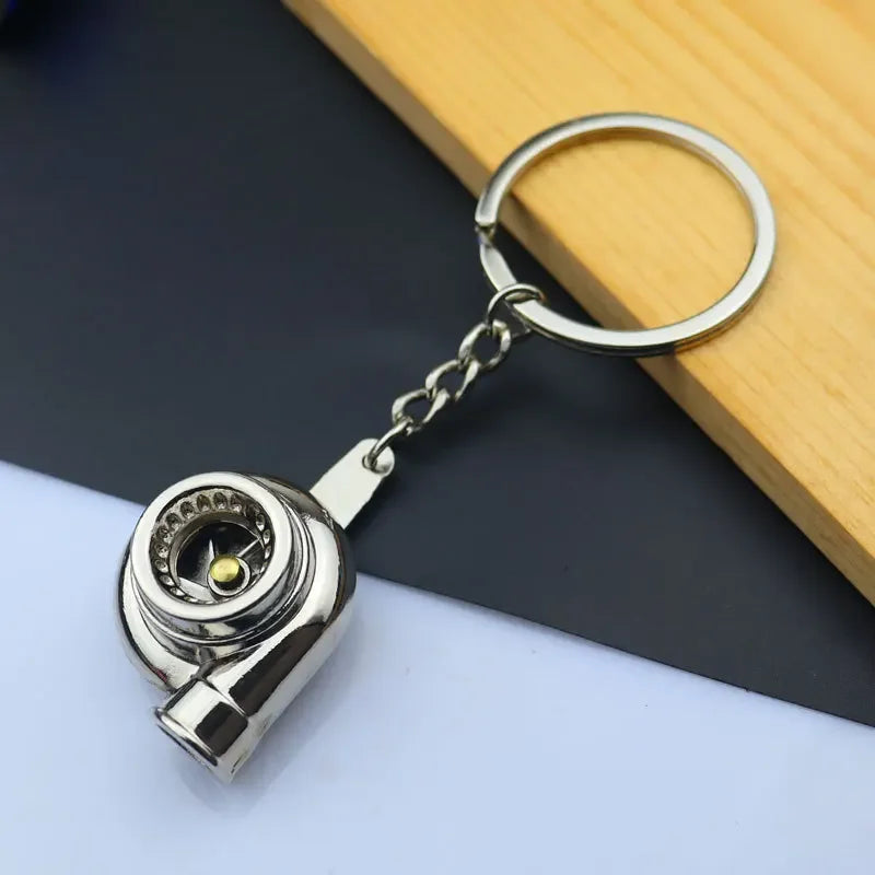 Mini Zink-legierung Auto Teile Schlüsselanhänger Simulierte Geschwindigkeit Getriebe Absorber Motor Kolben Anhänger Auto Schlüssel Halter Schlüsselring Nette Männer Geschenk