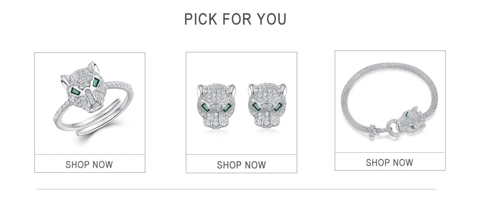 ALLNOEL Armband aus 925er-Sterlingsilber, Tier-Hip-Hop-Mode-Damenarmband, glänzendes Zirkonia-Armband, Schmuck, Geschenk