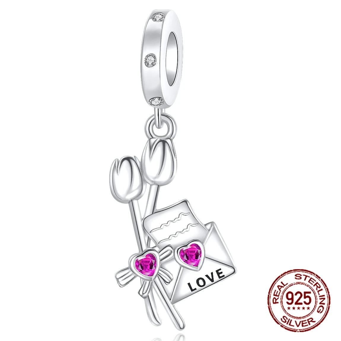 925 Sterling Silber Baum Blume Liebe für immer Familie Bead Pandent Charm Fit 4 MM Loch Durchmesser Armband DIY Bead Frau schmuck Geschenk
