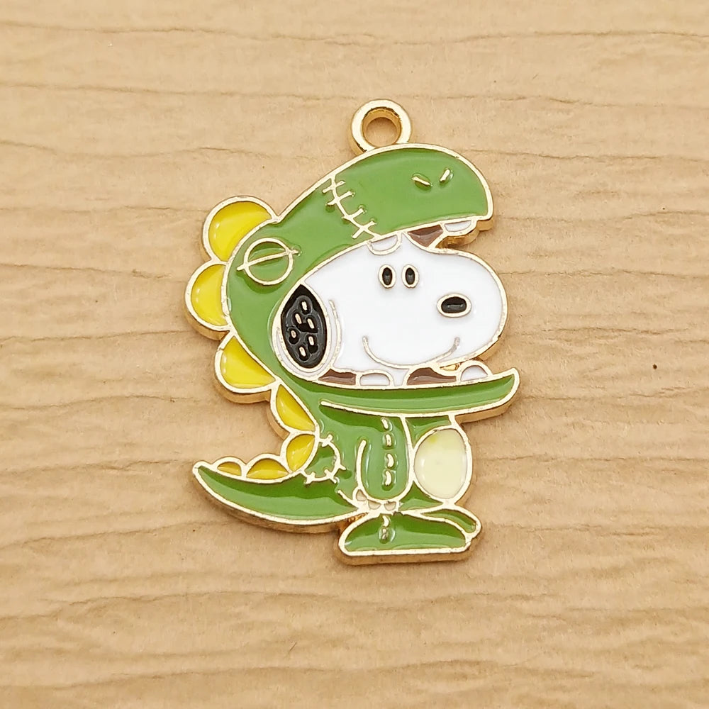10 Stück Anime Cartoon Charm Schmuck Zubehör Diy Herstellung Emaille Halskette Armband Schlüsselanhänger Anhänger Handwerk Legierung Metall vergoldet