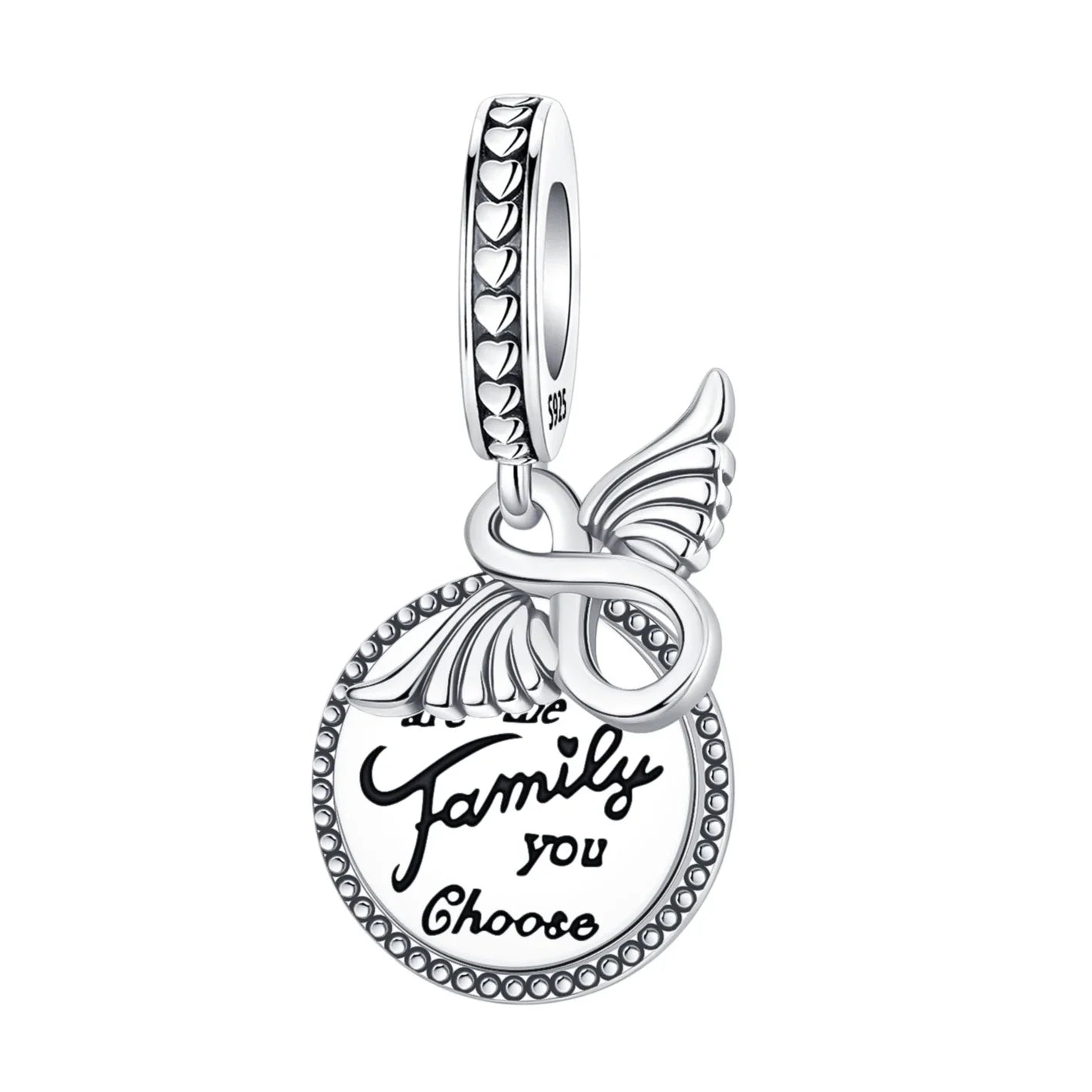 925 Sterling Silber Baum Blume Liebe für immer Familie Bead Pandent Charm Fit 4 MM Loch Durchmesser Armband DIY Bead Frau schmuck Geschenk