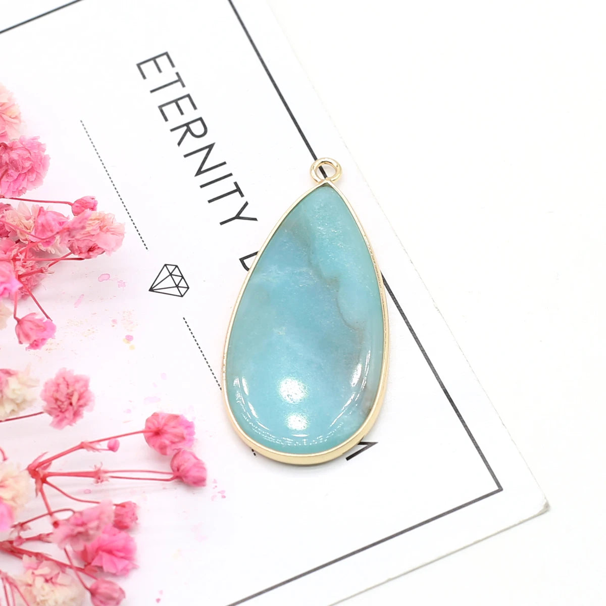 Multishape Natürliche Amazonites Anhänger Charms Natürliche Blaue Stein Stecker für Die DIY Jewerly Halskette Armband Zubehör