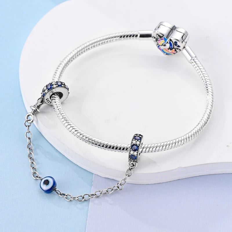 Heiße Verkäufe 925 Sterling Silber Charms Perlen Teufel Auge Fatimas Hand Kreuz Perlen Fit Original Armband Frauen DIY schmuck Geschenke