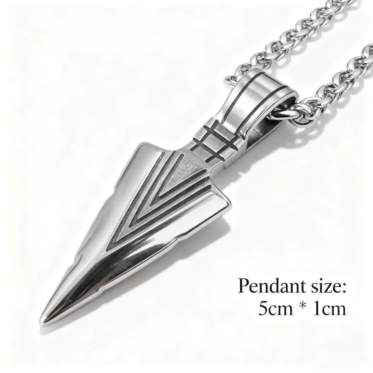 HNSP 316L Edelstahl Viking Axt Anhänger Halskette Für Männer Punk Stil Schmuck Zubehör Männliche Geschenk