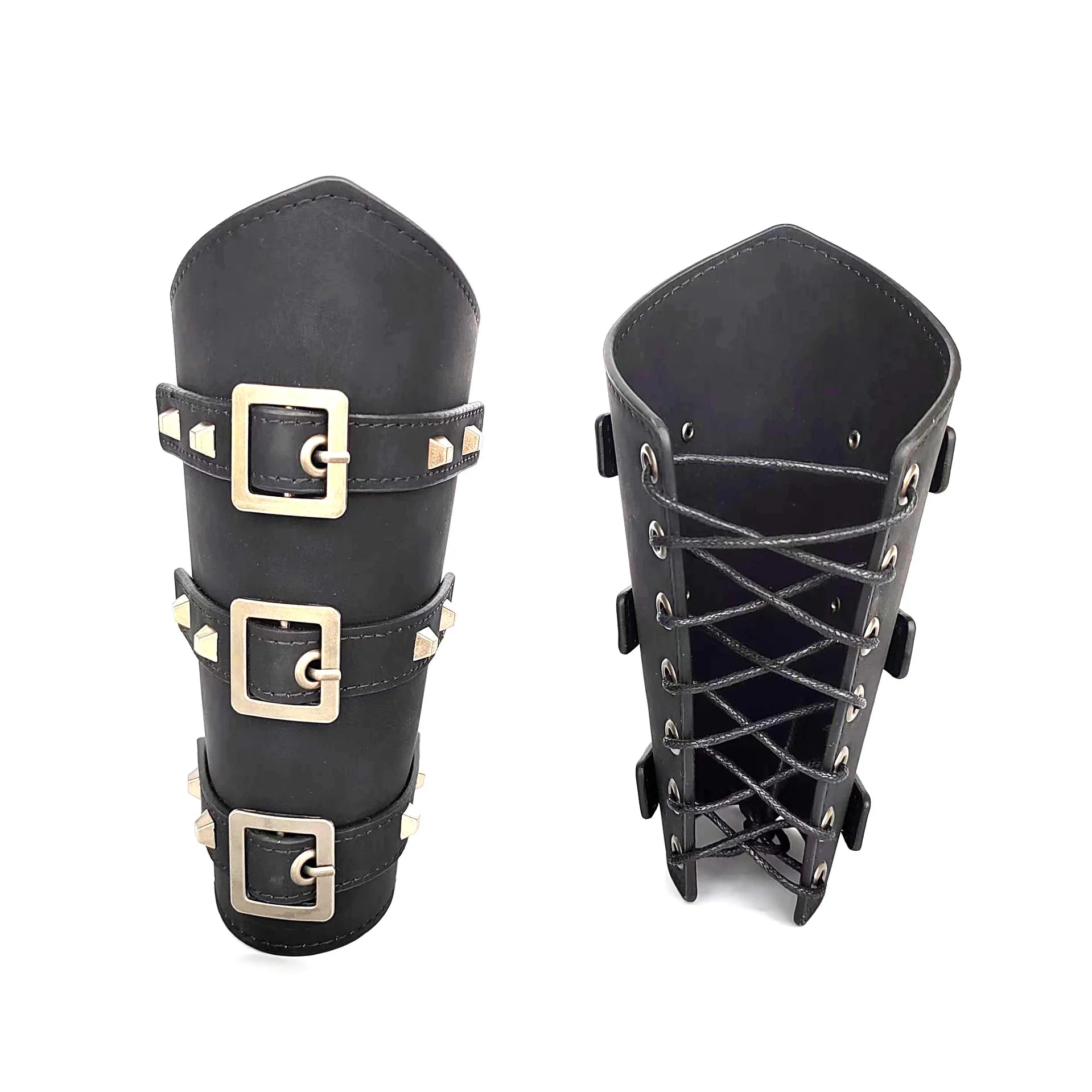 Vintage Leder Arm Punk Armband Wachen mittelalterliche Ritter Armschienen Einheitsgröße verstellbar Cosplay mittelalterliche Punk Biker Armband