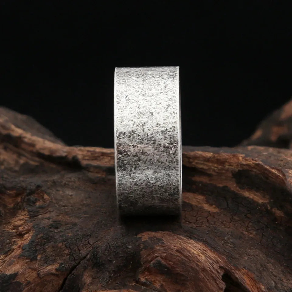 Neue Antike Silber Farbe Einfache Ringe Für Männer Frauen 316L Edelstahl Punk Hip Hop Mode Paar Ring Charme Partei Schmuck