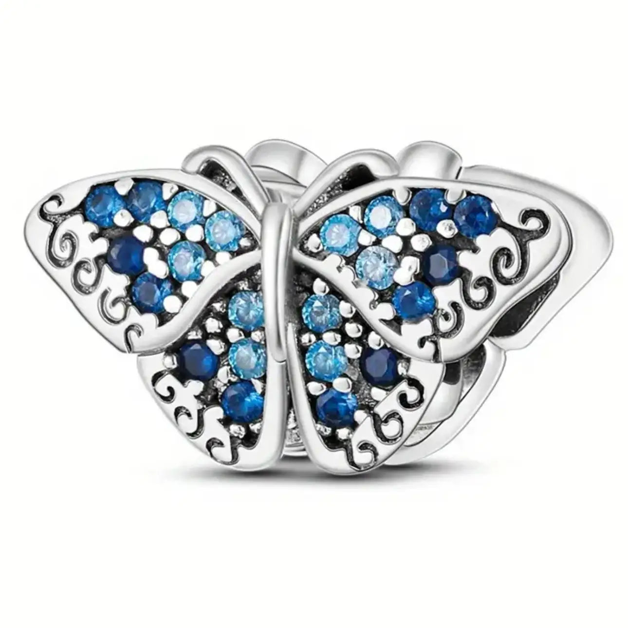 2025 Neu in Original 925 Sterling Silber Bunte Exquisite Schmetterling Serie Charm Fit Armband Halskette DIY Frauen Schmuck Geschenk