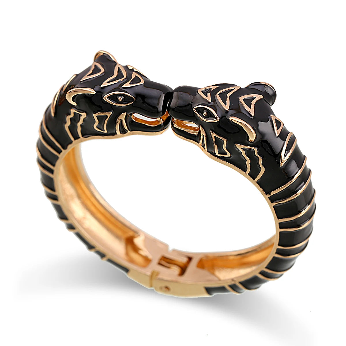 Kaymen neue Emaille bunte Tiger Armreif Manschette Armband für Frauen Mädchen Aussage mehrfarbige Mode Armreif Schmuck 15 Farben