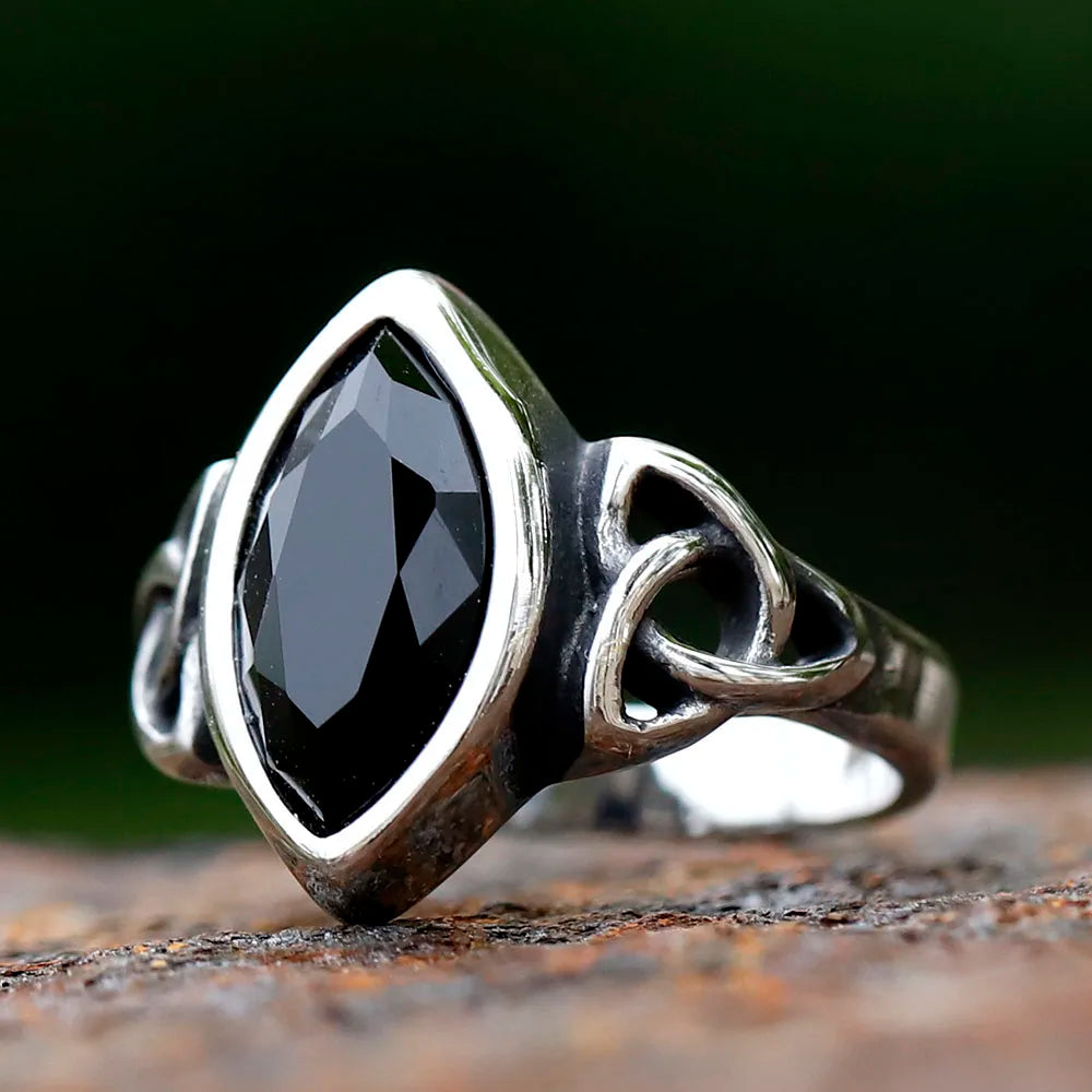 2023 NEUE männer 316L edelstahl ringe Nordic Viking Keltischen Knoten Ring Amulett mode hochzeit Schmuck Geschenke kostenloser versand