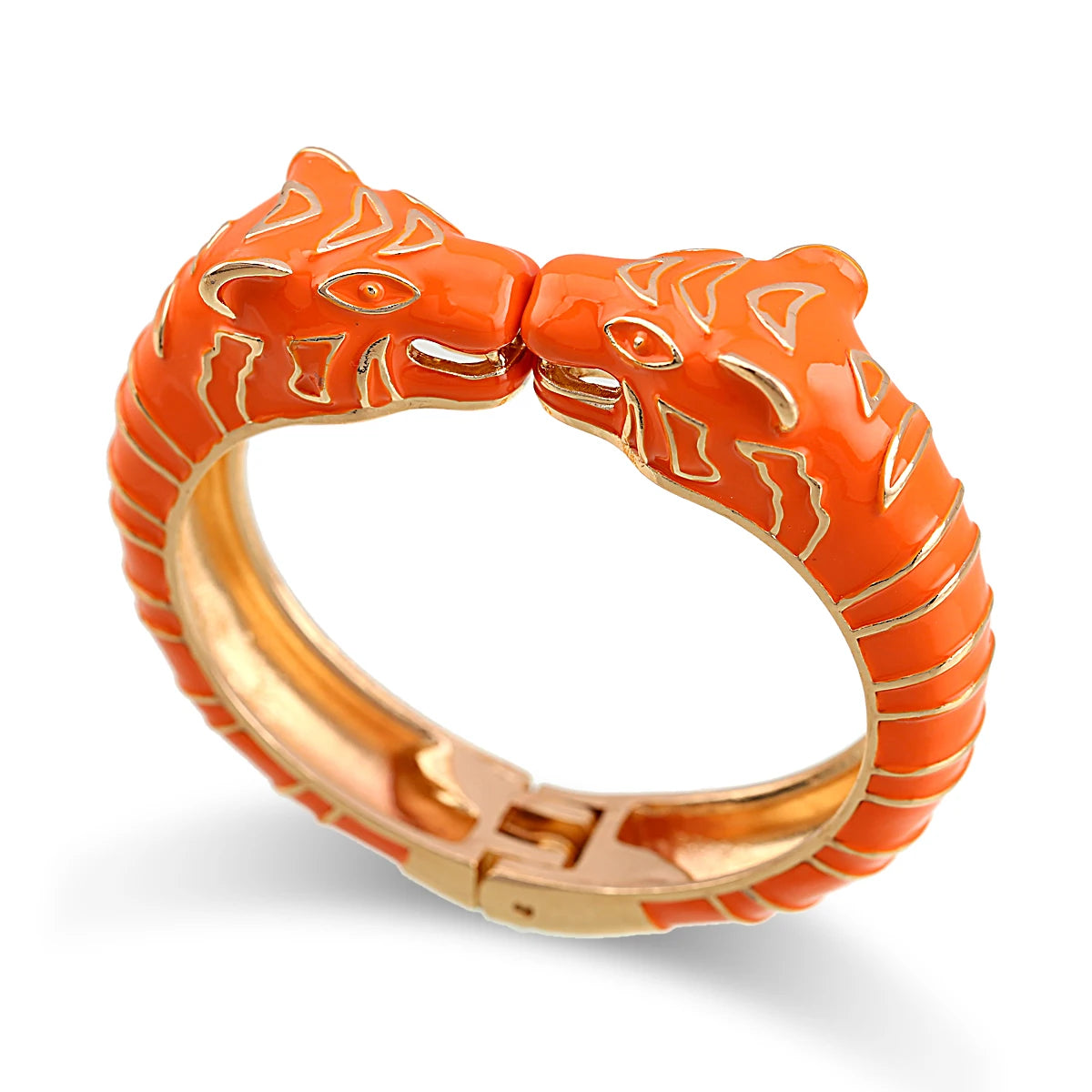 Kaymen neue Emaille bunte Tiger Armreif Manschette Armband für Frauen Mädchen Aussage mehrfarbige Mode Armreif Schmuck 15 Farben