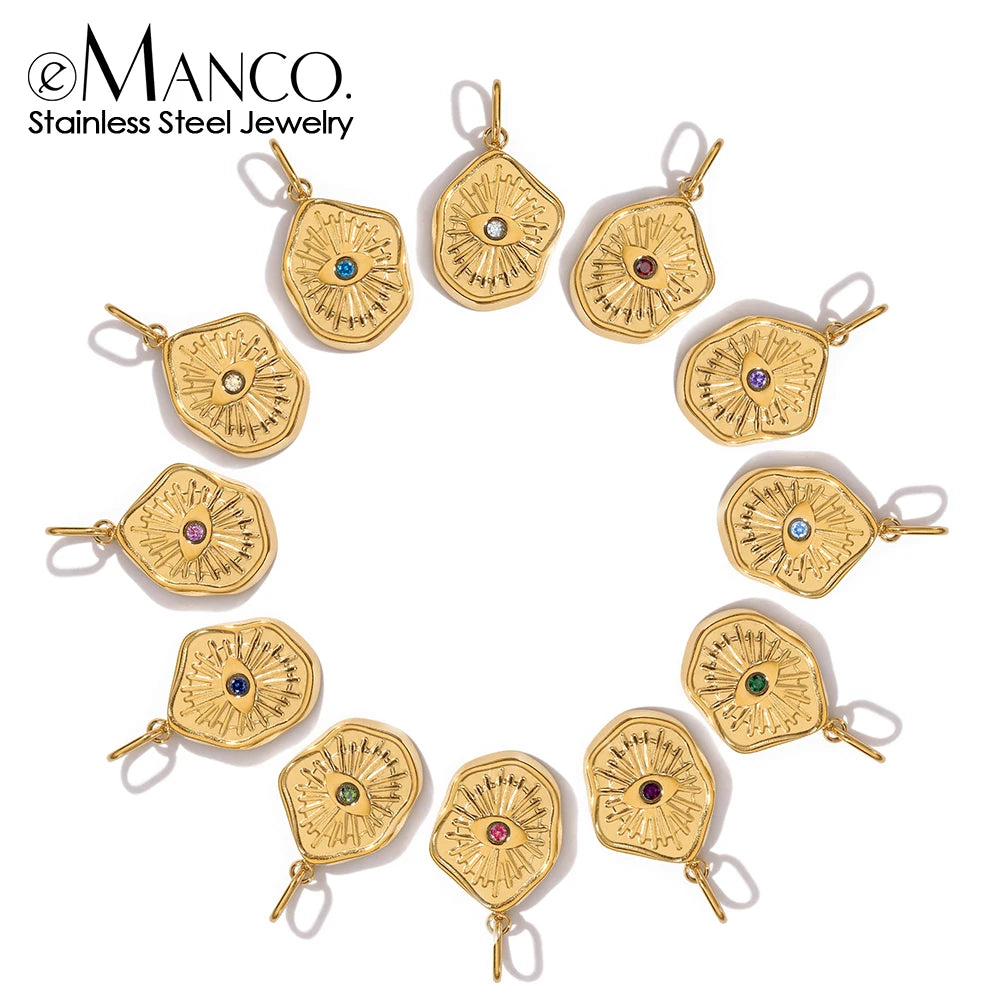 eManco Geburtssteine-Set, Edelstahl-Charm, Factory Outlet, 48-Stunden-Versand, Horoskope, Schmuck