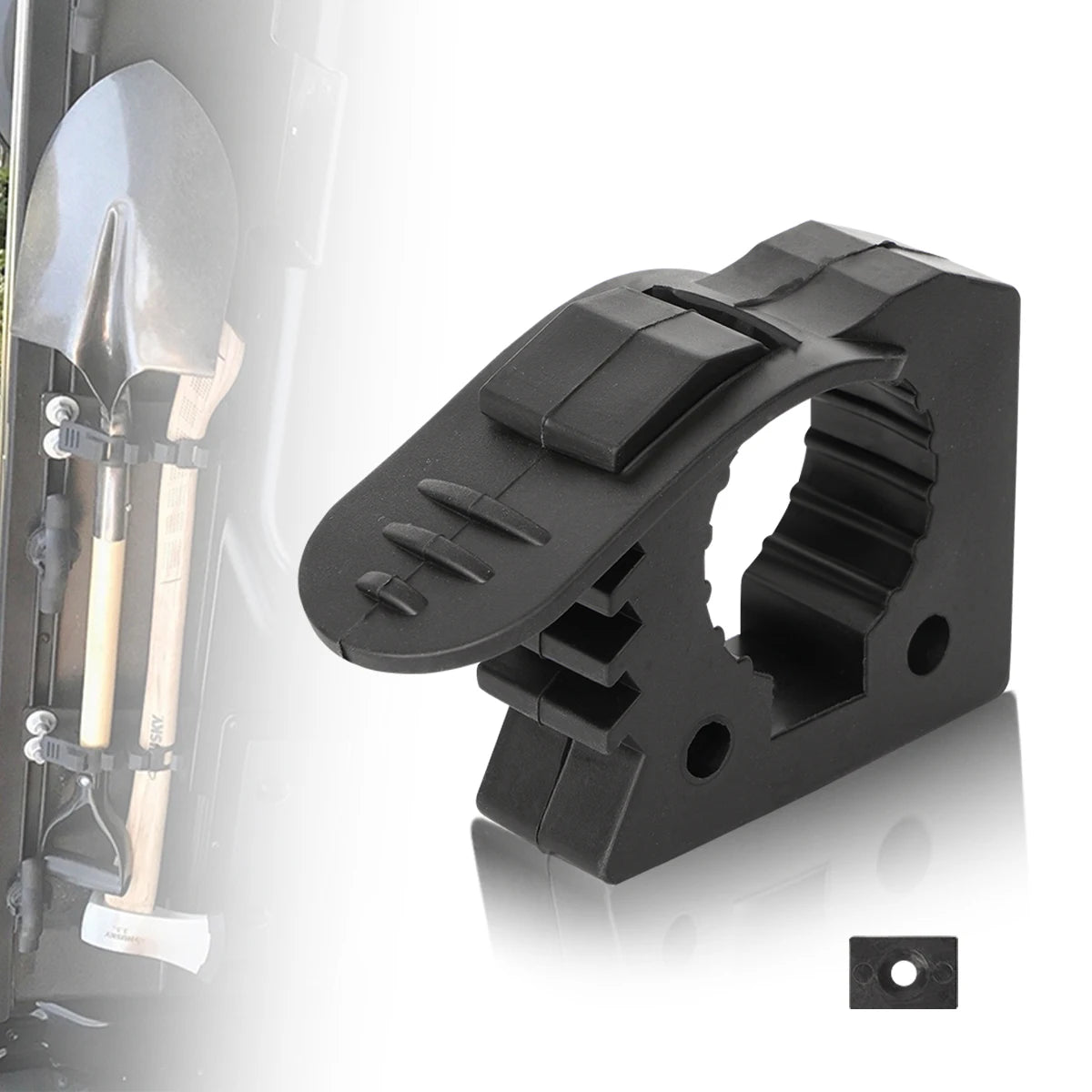 Quick Fist Klemme zur Montage von Geräten und Werkzeugen, Auto Offroad 4X4 LKW Anhänger Wohnmobil Boot ATV UTV Haus- und Autozubehör, 1,18"-1,42"