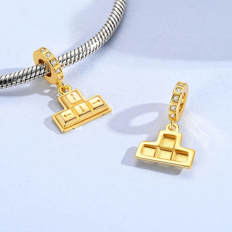 Original-Charm-Perlen aus 925er-Sterlingsilber, leuchtender, leuchtender Glühwürmchen-Schmetterlings-Anhänger für Armband-Charm-Schmuck