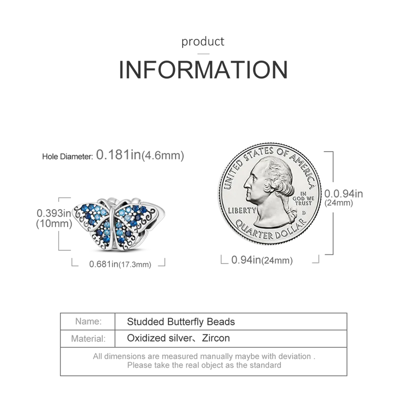Charm-Anhänger aus Silber 925, blaue Serie, passend für Armbänder, Charms, DIY, originelle Mode-Anhänger für Schmuckherstellung