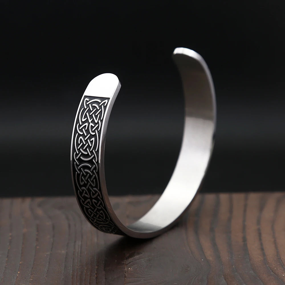Nordic Retro Viking 316L Edelstahl Armbänder Für Männer Frauen Mode Kreative Manschette Armreifen Paar Schmuck Geschenke Dropshipping