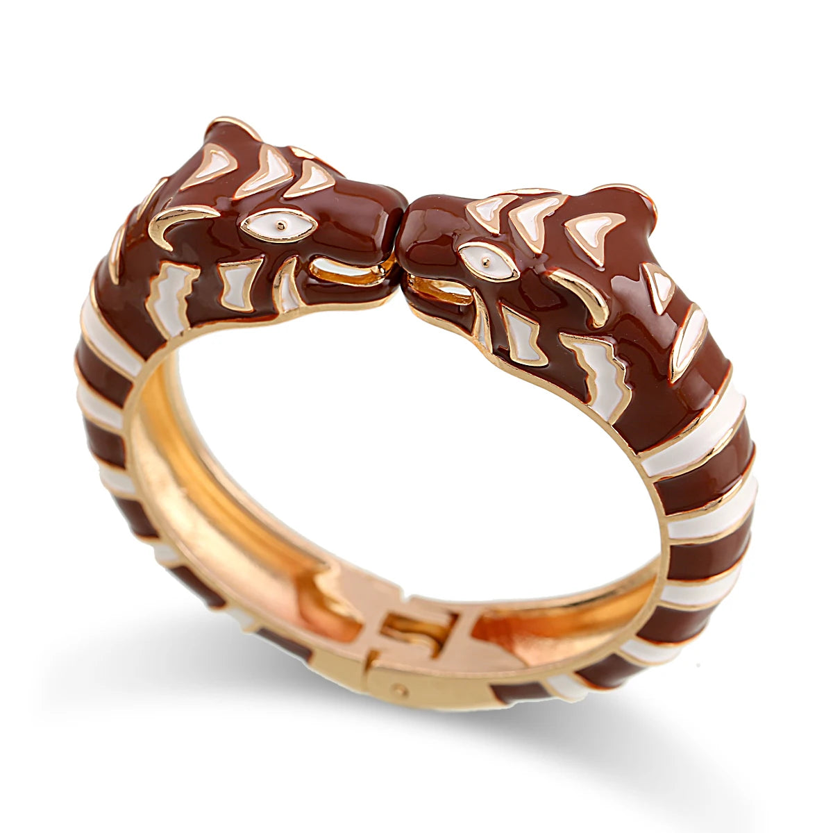 Kaymen neue Emaille bunte Tiger Armreif Manschette Armband für Frauen Mädchen Aussage mehrfarbige Mode Armreif Schmuck 15 Farben