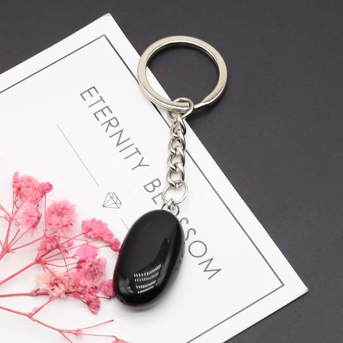 Natürliche rohe Erz Schlüssel anhänger Edelstein Reiki Heilung Quarz Achat Citrin unregelmäßige Stein Anhänger Charms diy Schmuck machen Zubehör
