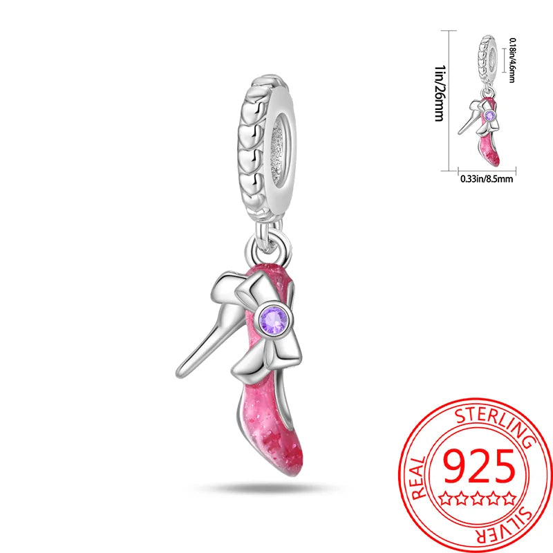 Neue Kollektion aus 925er-Sterlingsilber, Winterserie, Skaten, Schlittschuh-Charm, passend für DlY-Armbänder, Halsketten, Schmuck, feine Geschenke