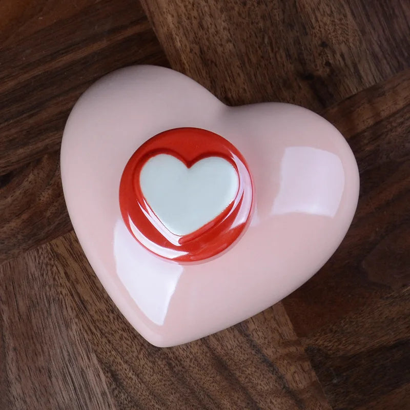 380 ml Welpen Beerdigung Box Katze Klaue Herz Glas Lagerung Schatulle Keramik Versiegelt Haustier Urne für Asche Hund Memorial Asche Feuerbestattung Andenken